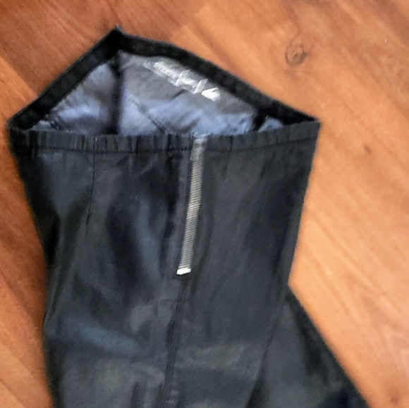 Quiksilver Ankle Zippers Sheath Leggings in Oiled Black size 26 - Picture 6 of 7